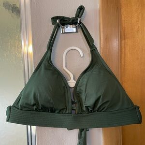 Target brand, high waisted, ruched bottoms swimsuit. Size large.